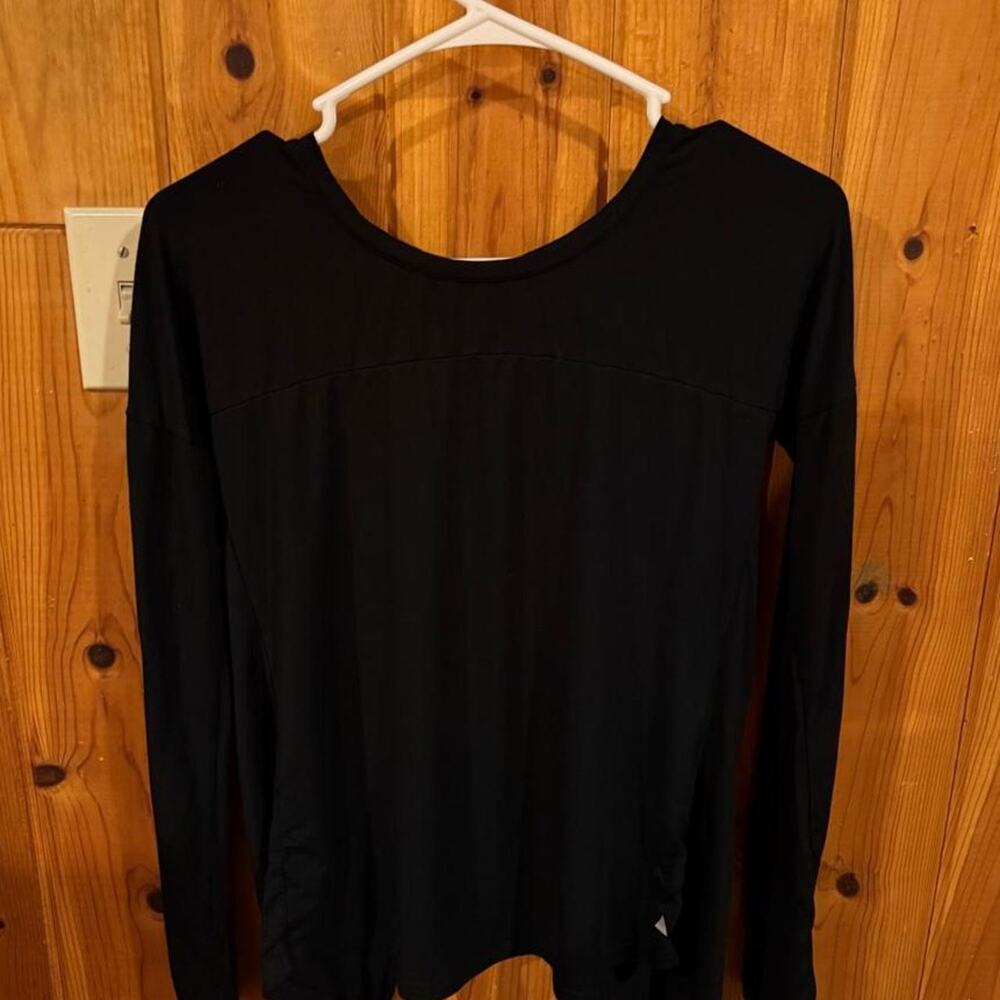 Black long sleeve top
